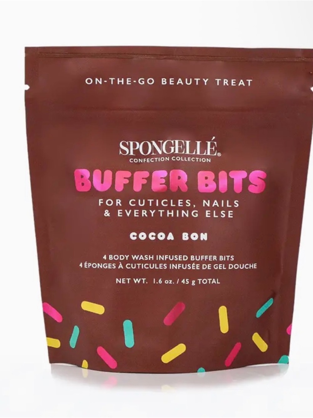 Spongelle Buffer Bits Cocoa Bon NWT